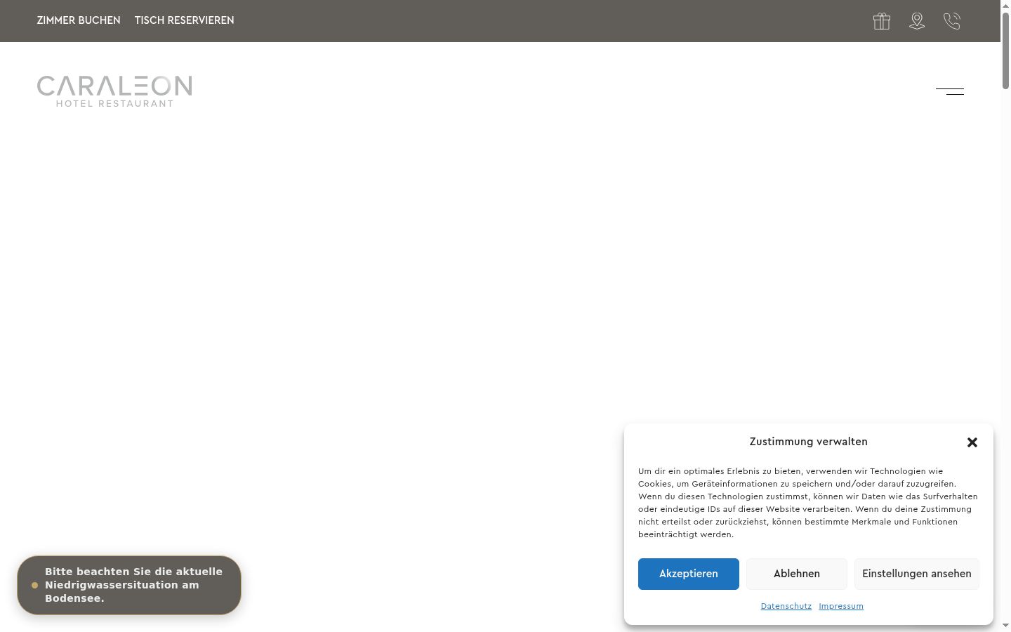 Screenshot tal-banner tal-kunsens muri qabel kwalunkwe interazzjoni