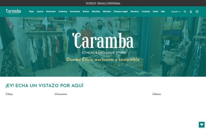 Ekrano kopija carambastore.es