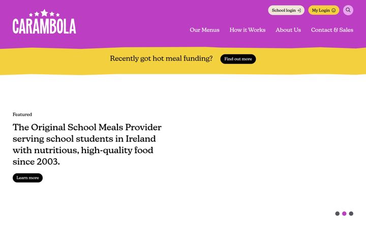 Screenshot of carambola.ie