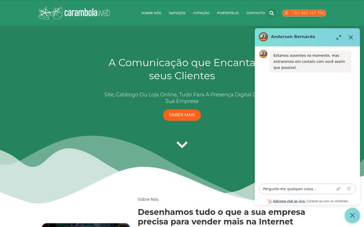 Screenshot of carambolaweb.pt