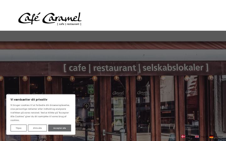 Screenshot of caramel.dk