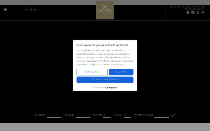 Screenshot di caramell.hu