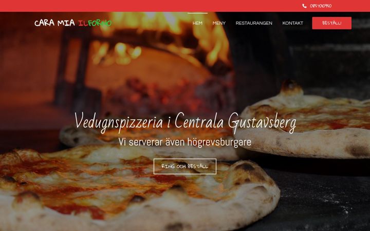 Screenshot of caramiailforno.se