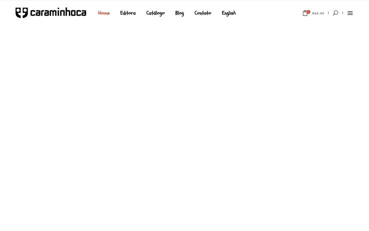 Screenshot stránky caraminhoca.com.br