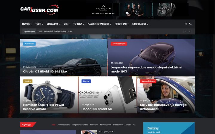 Screenshot of caranduser.com