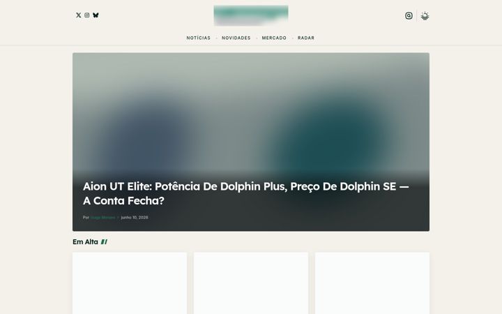 Screenshot of carangoeletrico.com.br