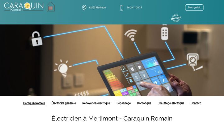 Screenshot of caraquin-romain.fr
