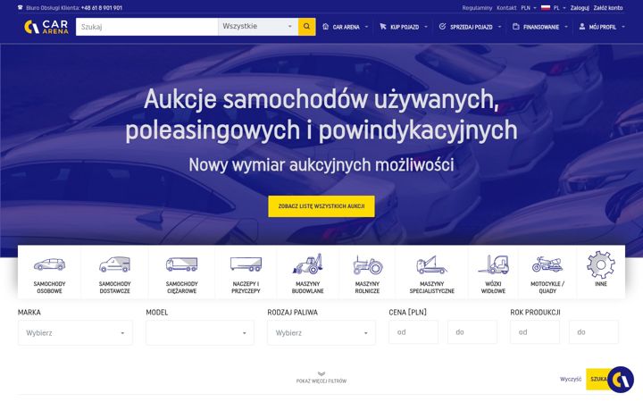 Screenshot of cararena.pl