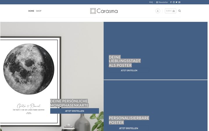 Screenshot ta' carasma.de