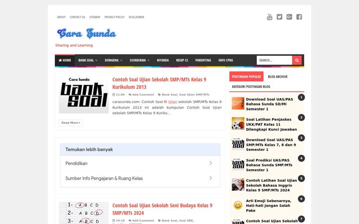 Screenshot of carasunda.com
