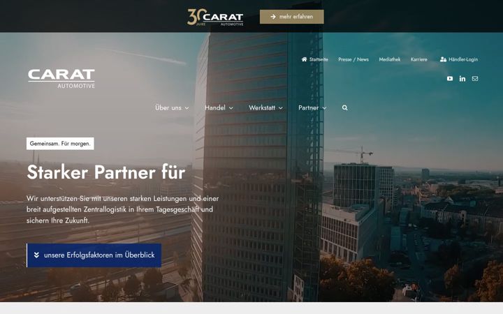Screenshot of carat-gruppe.de
