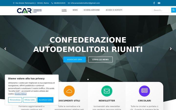 Snímek obrazovky carautodemolitori.it