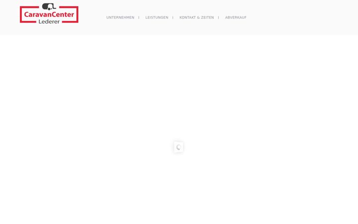 Screenshot of caravan-center-lederer.de