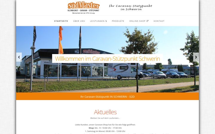 Screenshot of caravan-schwerin.de
