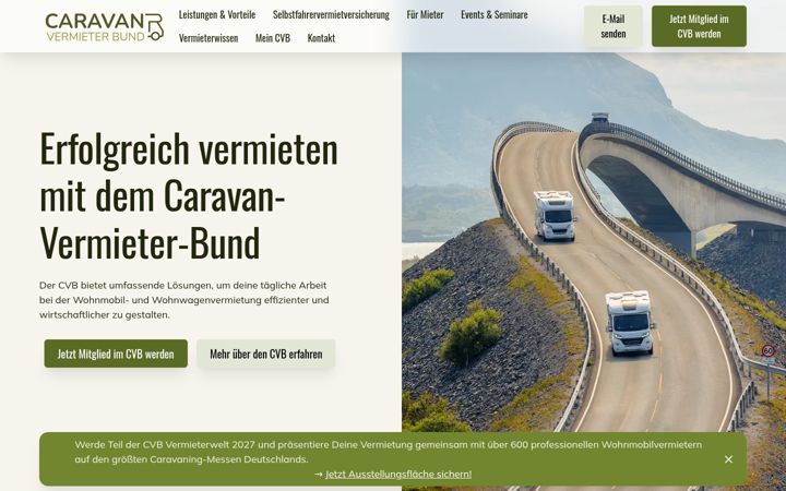 Screenshot di caravan-vermieter-bund.de
