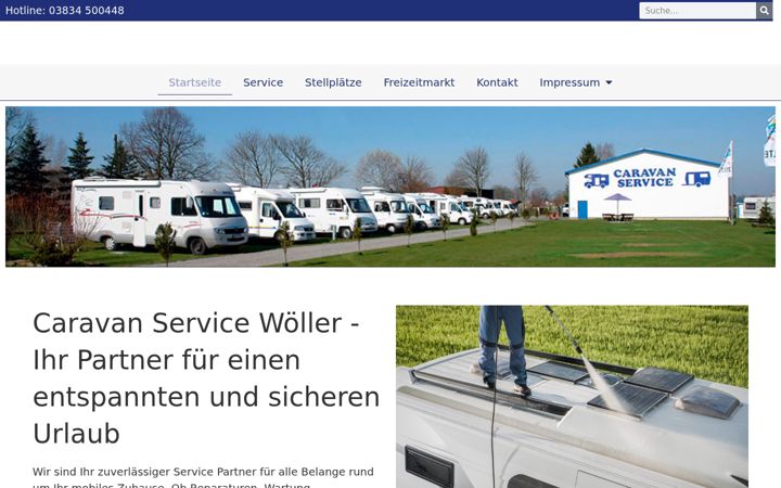 Screenshot di caravan-woeller.de