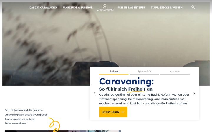 Screenshot di caravaning-info.de