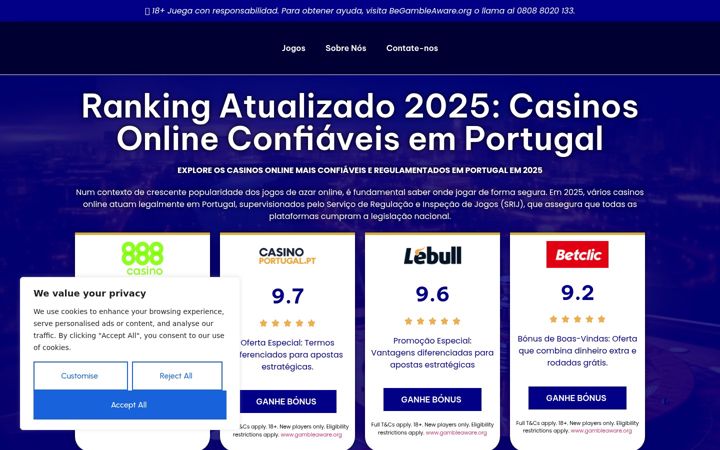 Screenshot of caravanlists.com