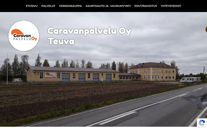 Snímek obrazovky caravanpalvelu.net