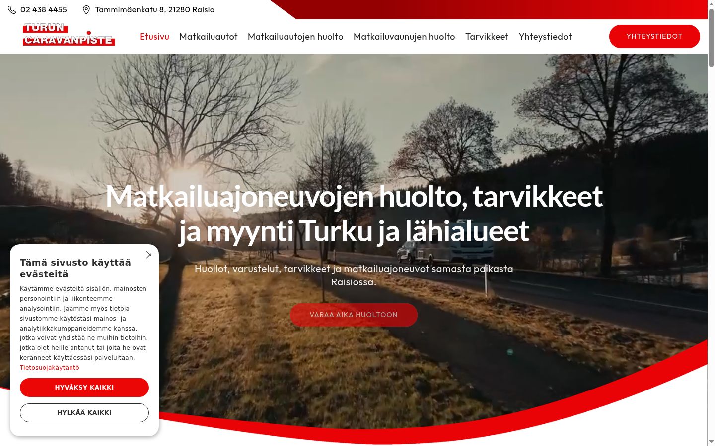 Screenshot tal-banner tal-kunsens muri qabel kwalunkwe interazzjoni