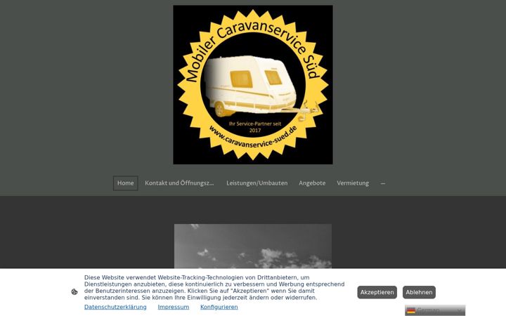 Screenshot of caravanservice-sued.de