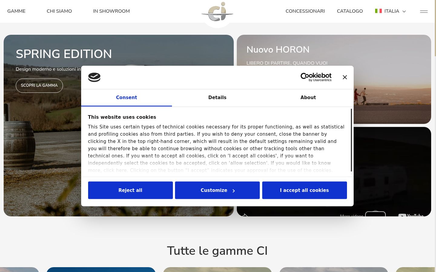 Screenshot tal-banner tal-kunsens muri qabel kwalunkwe interazzjoni