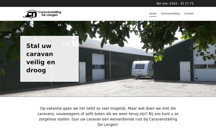Snimka zaslona za caravanstallingmeerkerk.nl