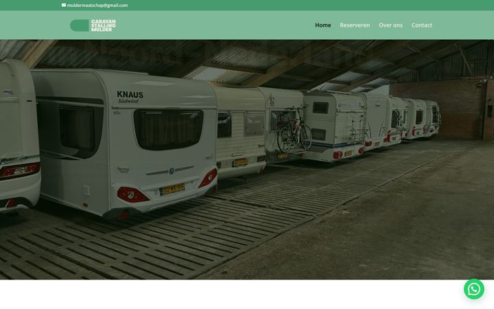 Screenshot of caravanstallingmulder.nl