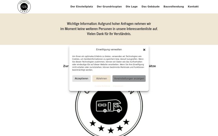 Screenshot of caravanstation.ch