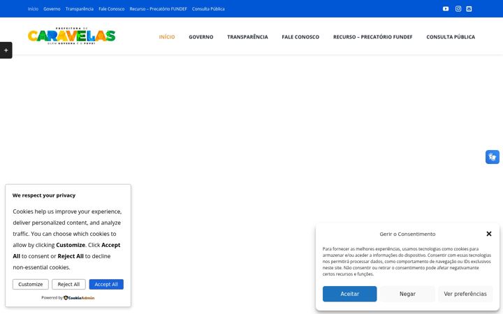 Képernyőkép: caravelas.ba.gov.br