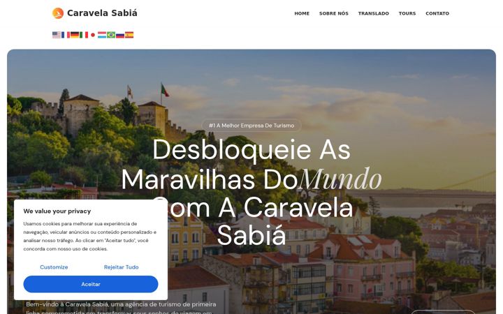 Screenshot of caravelasabia.pt
