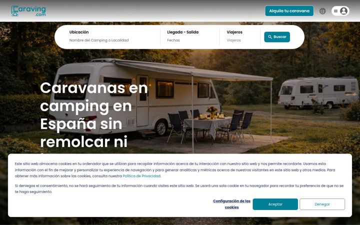 Screenshot of caraving.com