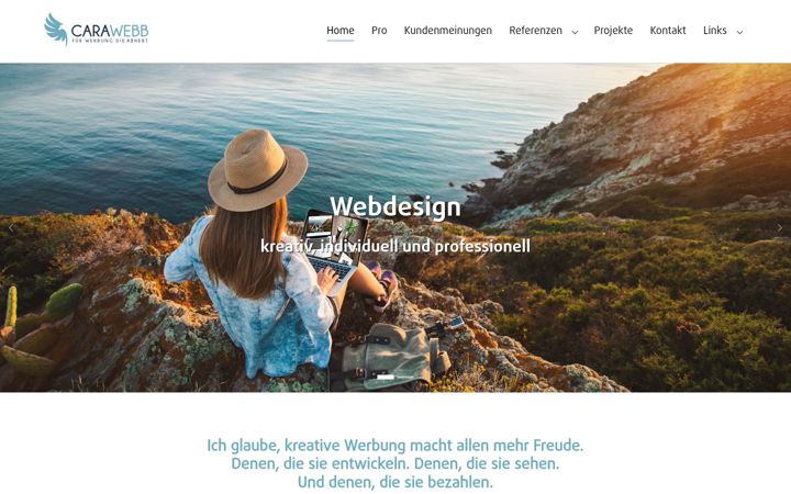 Screenshot of carawebb.com