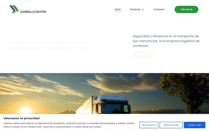 Screenshot of carballobayon.com.es