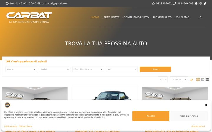 Screenshot of carbat.it