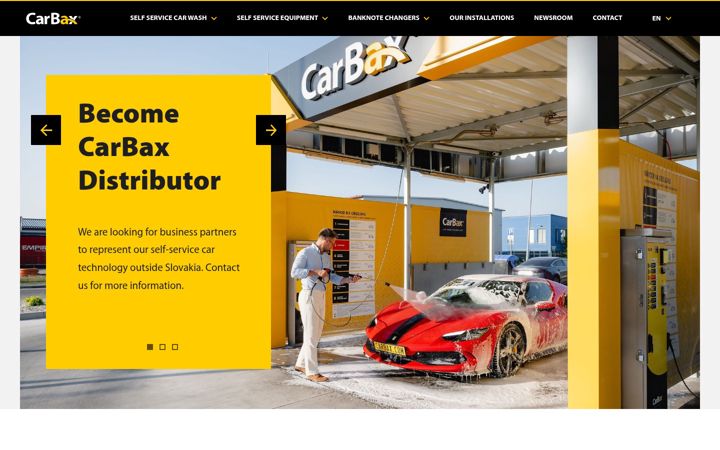 Screenshot of carbax.com