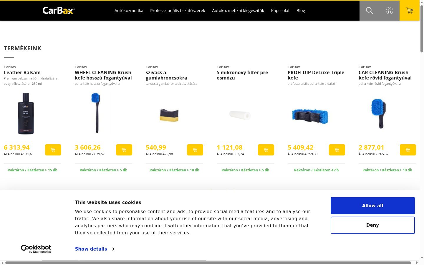 Screenshot tal-banner tal-kunsens muri qabel kwalunkwe interazzjoni