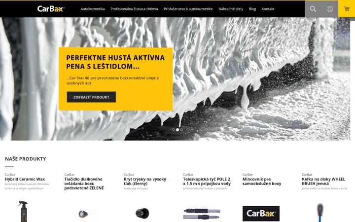 Screenshot of carbax.sk