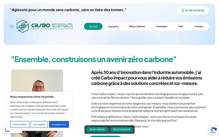 Screenshot of carbo-impact.com