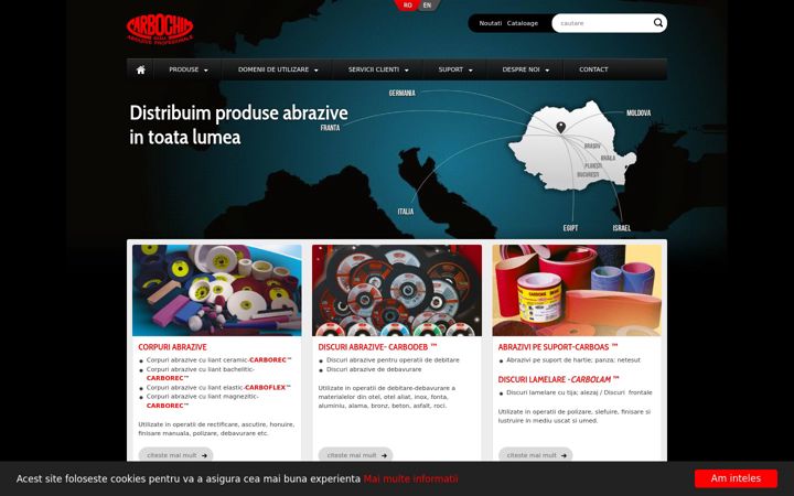 Екранна снимка на carbochim.ro