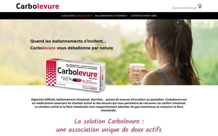 Screenshot of carbolevure.fr