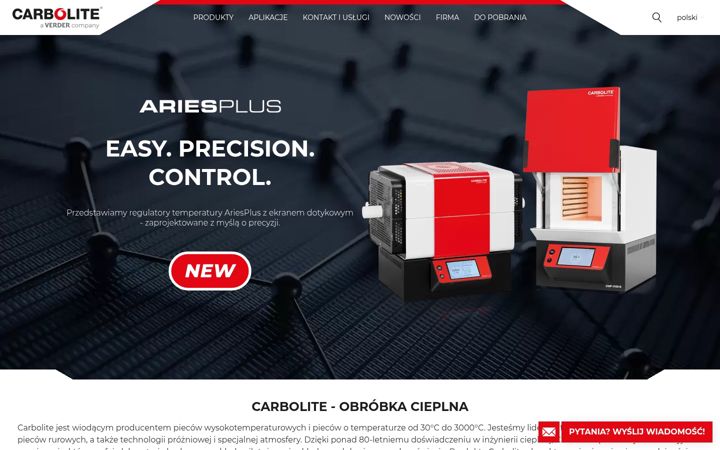 Screenshot of carbolite-gero.pl