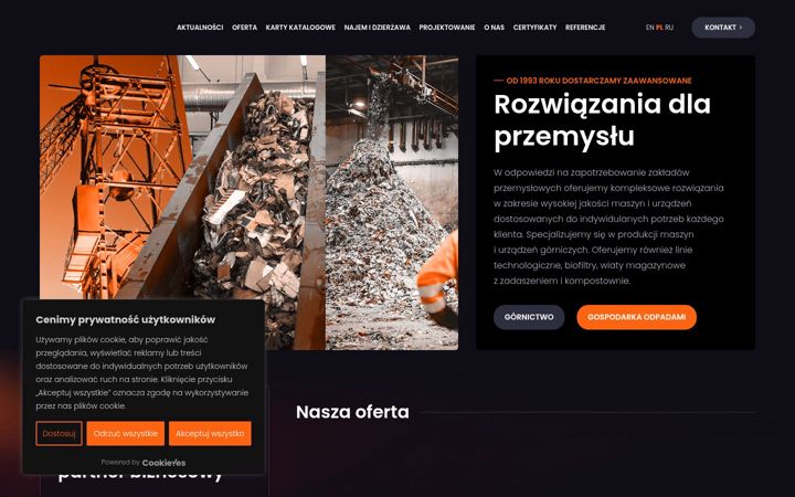 Screenshot of carbomech.com.pl