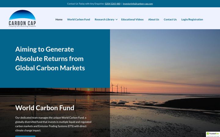Screenshot di carbon-cap.com