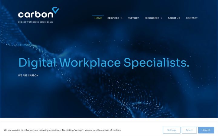 Screenshot of carbon-group.co.uk