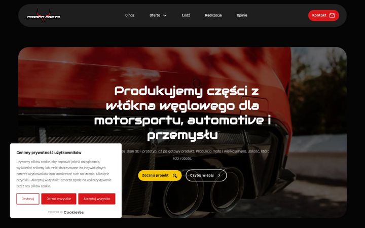 Screenshot of carbon-parts.pl