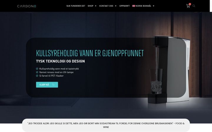 Skærmbillede af carbon8.no