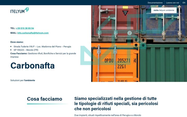Screenshot of carbonaftaecologia.com
