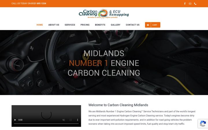 Screenshot of carboncleaning-midlands.co.uk