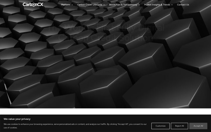 Screenshot of carboncx.io